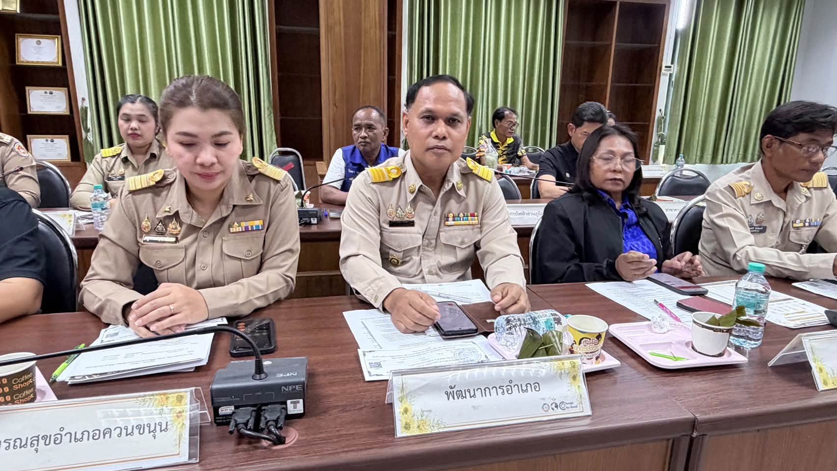 พช.ควนขนุน ร่วมประชุมหัวหน้าส่วนราชการ ประจำเดือน ตุลาคม 2569
